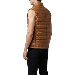 OEM Custom <b>Womens</b> Metallic <b>Down</b> Alternative <b>Vest</b> Stand Collar Quilted - Product Image 2