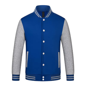 New Best Quality Custom Adult and Youth Casual <b>Thin</b> Baseball Letterman Color Fleece Varsity <b>Jacket</b> 100% Cotton - Product Image 4