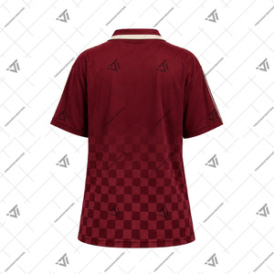 ขายส่งกรีกเดลต้า |   ซิกมา |   เสื้อโปโลฟุตบอลแบบสปอร์ต คอวี ลายตารางหมากรุก สำหรับผู้หญิง ของ Theta Sorority แบบสั่งทำพิเศษ - Product Image 3