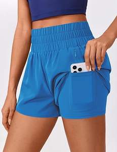 กางเกงขาสั้นผู้หญิงแบบเรียบ ผ้าฝ้าย 100% สำหรับฤดูร้อน สวมใส่สบายๆ - Product Image 2