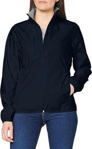 Veste bomber en toile imperméable pour femme IRSA SPORTS, coupe ajustée, col et poignets côtelés, coupe-vent, décontractée, 100% coton. - Product Image 2