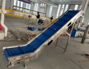 500 kg modüler eğim konveyör özelleştirilebilir açı düşük gürültü Motor gıda lojistik endüstriyel kullanım - Product Image 5