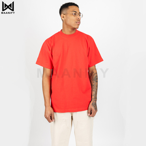 เสื้อยืดคอตตอนพิมพ์ลายย้อมสีแบบโอเวอร์ไซส์สำหรับผู้ชาย ปี 2026 น้ำหนัก 300 กรัม สไตล์วินเทจ ซักแล้วใส่สบาย เหมาะสำหรับสตรีทแวร์ แฟชั่นลำลอง - Product Image 4