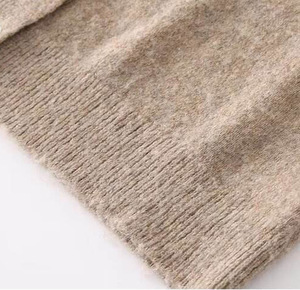 Suéter de Punto STALWART IMPEX para Mujer, Cuello Redondo, Botones, Color Beige Sólido, Manga Larga, Mezcla de Lana Suave, Calidad Premium, Casual - Product Image 4