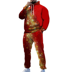 Survêtements de fitness respirants, grande taille, décontractés, unis, avec impression par sublimation intégrale, en tissu polaire 100% coton, logo personnalisé - Product Image 5