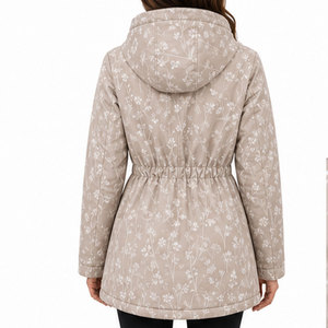 Chaqueta térmica de invierno con capucha para mujer, con tela impermeable y resistente al viento, cuello y comodidad premium para la nieve y senderismo. - Product Image 2