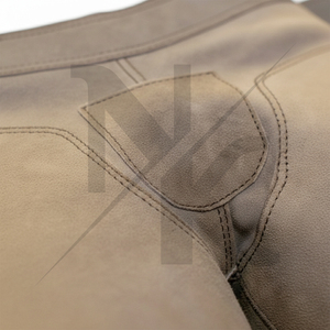 Luxury Durable Comfortable English Farrier <b>Apron</b> Chaps <b>Half</b>/Full Low Rise Genuine Leather Buckle Closure Equestrian Nafko - Product Image 4