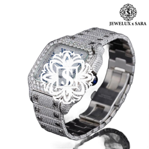 Reloj de Lujo con Diamantes Estilo Hip Hop para Hombre, con Movimiento de Cuarzo, Logotipo Personalizado, Joyería al por Mayor, Regalo - Product Image 2