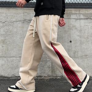 Jogger décontracté en molleton léger et respirant 100 % coton, délavage moyen, éco-responsable, taille élastique, multi-poches, style streetwear personnalisé - Product Image 1