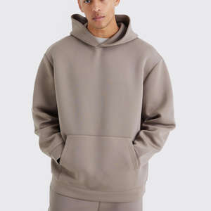 Sweat-shirts pour hommes, dernier design OEM, personnalisables avec logo, tissu 100% coton, poches kangourou, coupe ample, pour l'hiver. - Product Image 3