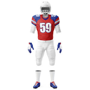 Uniforme de Fútbol Americano de Último Diseño, Nuevo Estilo Juvenil, Precio al por Mayor - Product Image 4