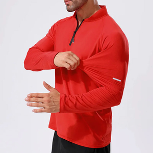 Veste coupe-vent légère et sportive à col montant pour l'entraînement, séchage rapide, personnalisable, pour commandes en gros - Product Image 4