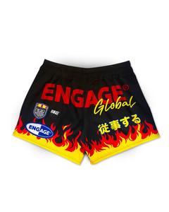 Pantalones Cortos de MMA Engage, Elásticos, de Secado Rápido, Transpirables, Duraderos, Ajuste Perfecto, para Entrenamiento Diario, Ropa Deportiva, Fácil Cuidado, Uso Prolongado, Estilo Clásico - Product Image 2