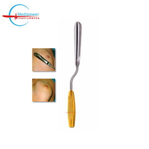 ชุดเครื่องมือผ่าตัดเต้านม Solz Atraumatic ขนาด 34 ซม. ผลิตจากเหล็กกล้าไร้สนิมคุณภาพสูง ด้ามจับชุบทอง - ชุดเครื่องมือศัลยกรรมพลาสติก - Product Image 6