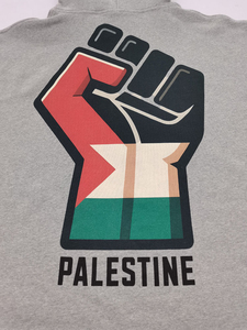 Sudadera con Capucha de Diseño Moderno para Hombre, Corte Regular, Invierno, con Pedrería, Mangas Largas, Impresión Serigráfica, con Logotipo de Palestina - Product Image 5