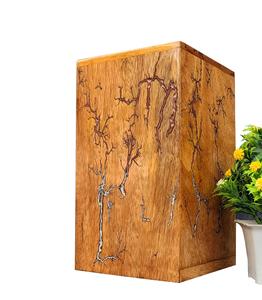 Urne en palissandre Boîte pour cendres humaines Lichtenberg Figure Urne pour cendres humaines Urne de crémation Boîte funéraire adulte grand enterrement (moyen) - Product Image 1