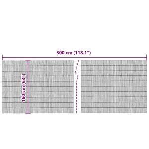 Valla de mimbre plegable marrón de 300 x 160 cm con puerta y trellis - Product Image 5