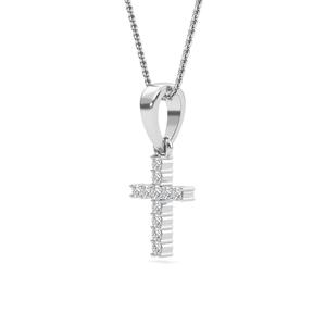Delicioso Colgante Solitario de Diamante Cultivado en Laboratorio, Redondo, en Oro Rosa de 14K, 0.24 CTW, Joyería Fina, Regalo de Novia, Boda - Product Image 2