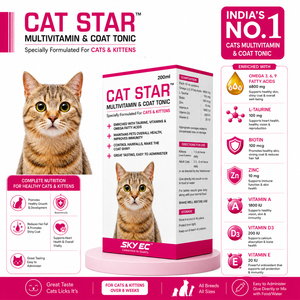 Tónico Nutricional Multivitamínico para Gatos y Gatitos Safe Cat Star, 200 ml, Sin Granos, para Todas las Razas y Edades, Salud de la Piel, Superventas - Product Image 3