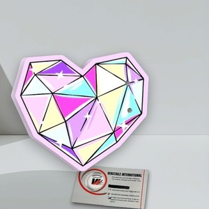 Professional Heart Shape <b>Plastic</b> Eyelash Extension Packaging Beauty Tool Lash Tiles Private Label Eyelash Extension <b>Plate</b> - Product Image 6