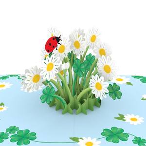 Tarjeta Pop-up 3D de Papel con Diseño de Girasol, Tarjeta de Felicitación Hecha a Mano con Origami, Impresión Digital, Rectangular, para Toda Ocasión - Product Image 3