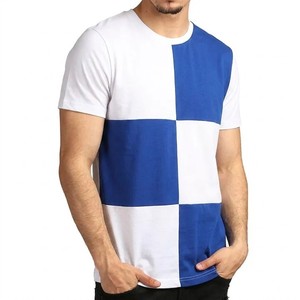 Camiseta de Hombre 2026 de Buen Diseño, con Bloques de Color, Casual, de Media Manga, de Algodón, Cómoda para Uso Diario, Estilo Moderno, en Venta - Product Image 4