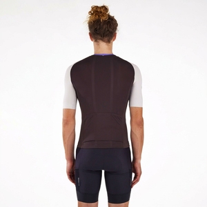 <b>Green</b> Breathable 100% Polyester 220g Short Sleeve Cycling Jersey Men's Bike <b>Top</b> with Raglan Sleeves and <b>Mesh</b> Back Panel Design - Product Image 5