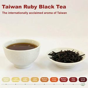 Té Negro Taiwan Ruby 18, Sun Moon Lake, Hecho a Mano, Aroma a Menta y Canela, Sabor Afrutado Dulce y Suave, Hojas Sueltas, B2B - Product Image 2
