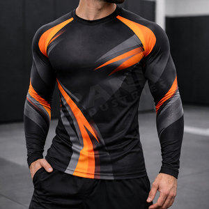 New Style Men Rash Guards For Online Sale Customized Color & Size Long Sleeves Men Rash Guards - Product Image 3