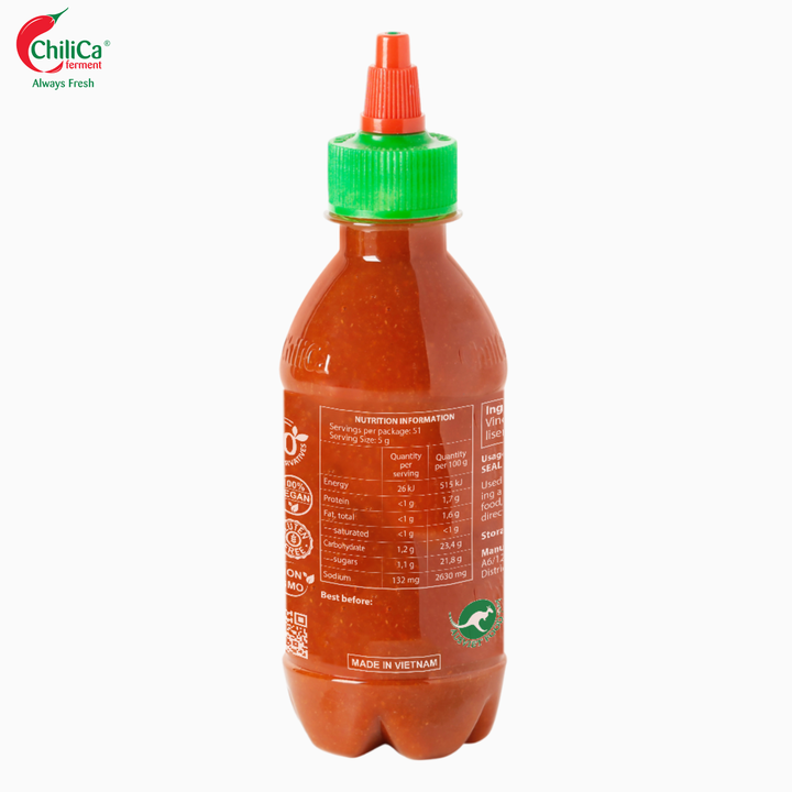 Hot Sale OEM Factory Chilica Chili Paste 212g 7.5oz Bulk for Sale Great Price Cooking Condiment Top Selling Vietnam