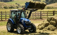 Herausragender Kosteneffizienzvorteil mit 100 PS Frontlader-Traktor für Grabenarbeiten und Düngung