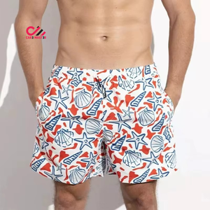 Customized Comfortable Swim <b>Trunks</b> With Adjustable Drawstring <b>For</b> Summer Beach And Vacation Use Swim <b>Trunks</b> - Product Image 3