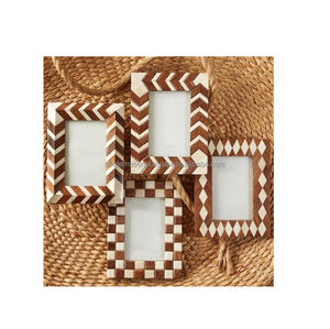 Cadre de photo à incrustation d'os avec 4 pièces, de haute qualité, meilleure couleur, pour vaisselle, produits décoratifs, offre spéciale - Product Image 2