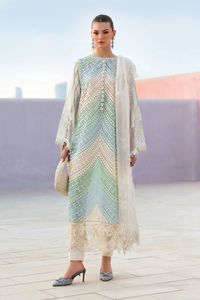 Traje de tela sin coser de diseñador, ropa india y pakistaní, colección de verano, tela estampada de algodón premium para mujer, informal - Product Image 3