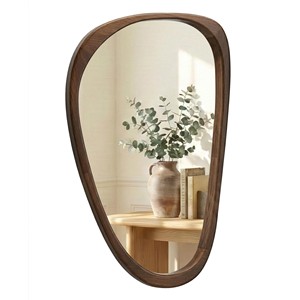 Sheesham Wood Indian Rosewood Traditional Design Eco-friendly Handmade Durable <b>Lightweight</b> Framed Wall <b>Mirror</b> | Aqudus Saleem - Product Image 5