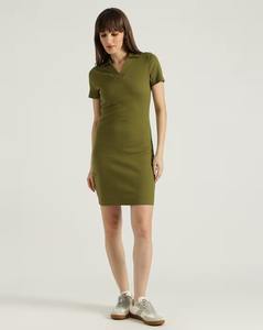 Proveedor de Vestidos Ajustados de Manga Corta con Tejido Acanalado, Producción de Marca Privada Profesional y Personalizada - Product Image 6