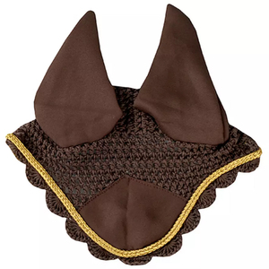 Masque anti-mouches en maille fait main avec bonnet d'oreille, motif drapeau Union Jack et cheval, 2024 - Product Image 3