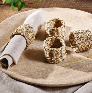 Anillos de servilleta de ratán artesanales más populares, los más buscados, accesorios de decoración de mesa, anillos para servilletas - Product Image 5