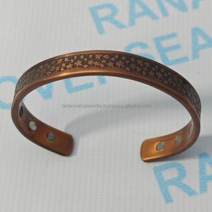 Pulsera Magnética de Cobre Inspirada en la Estrella Sagrada, Joyería de Bioenergía Curativa para Meditación, Vitalidad y Apoyo al Equilibrio Universal - Product Image 3