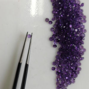 Ametista Africana Natural Púrpura, Corte Brillante Redondo de 2.5MM, Gemas Sueltas de la Mejor Calidad, Gemas de Montaña Roja para Joyería - Product Image 1