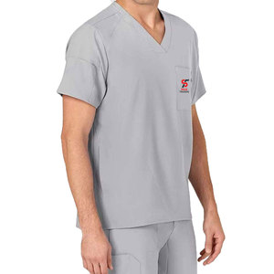 Tenues médicales extensibles Solid Trader pour une mobilité maximale lors de procédures médicales urgentes – Uniforme hospitalier de qualité - Product Image 2
