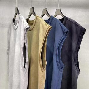 Débardeur d'été pour homme, haute qualité, 100% coton, délavé à l'acide, style vintage, coupe oversize, débardeurs personnalisés pour hommes et femmes - Product Image 2