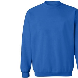 University Women's Royal Blue Crew Neck Sweatshirt 100% Cotton Solid Color Autumn Wear Regular Fit Breathable - Product Image 3