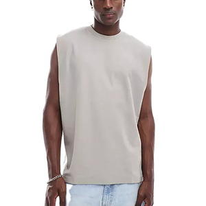 เสื้อกล้ามตาข่ายระบายอากาศ แห้งเร็ว เป็นมิตรกับสิ่งแวดล้อม สำหรับผู้ชาย โชว์กล้ามเนื้อ เสื้อยืดกีฬาแขนกุด แบบสั่งทำพิเศษสำหรับคลับ - Product Image 1