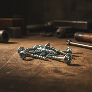 Tornillo para Madera PDC Modelo 8, Cabeza Plana, Métrico/Pulgadas, Autorroscante, Phillips/Pozi Drive, Acero al Carbono/Acero Inoxidable, Recubierto de Zinc/Níquel - Product Image 1