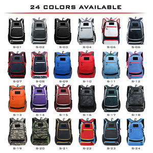 Bagnex Black Gold Baseball Softball Bat <b>Backpack</b> for Students Large 50L Durable 600D Polyester Sports Gear Bag - Product Image 2