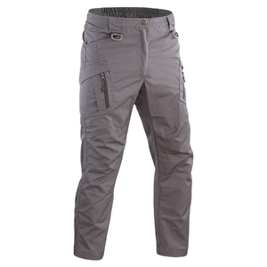 Pantalon de travail personnalisé pour homme, robuste et de sécurité, avec inserts réfléchissants, style cargo, genoux renforcés, en toile extensible - Product Image 3