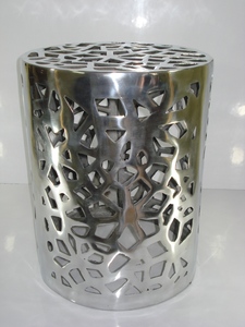 Tabouret de bar traditionnel en aluminium durable pour salon - Product Image 1