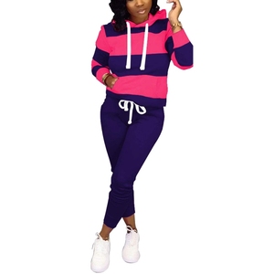Survêtement à capuche uni pour femme, manches longues, pantalon à cordon de serrage, vêtements décontractés d'hiver, respirant, écologique, réversible, léger - Product Image 5