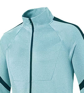 Chaqueta deportiva ligera para entrenamiento, ropa deportiva, chaqueta de chándal con diseño personalizado, chaqueta con cremallera para hombre, de secado rápido, para gimnasio, correr y entrenar. - Product Image 2